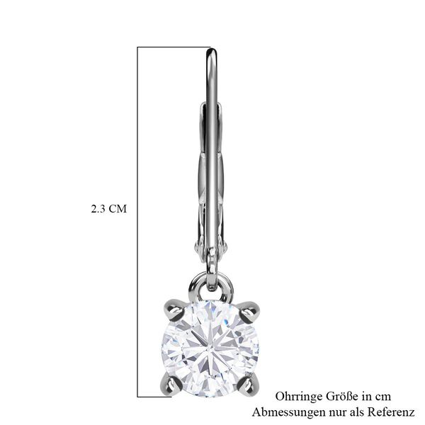 Moissanit Ohrringe - 1,56 ct. image number 4