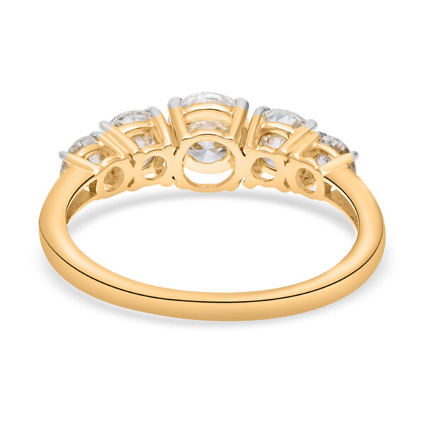 LUXORO IGI zertifizierter SI GH Labor Diamant Ring in 585 Gelbgold - 2 ct. image number 5
