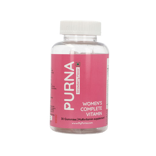PURNA Beauty Multivitamin Erdbeere Ergänzung 30 Drops für Erwachsene und Kinder image number 0