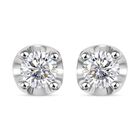 LUXURIANT DIAMOND Lab Grown Diamant Ohrringe 925 Silber platiniert ca. 0.20 ct