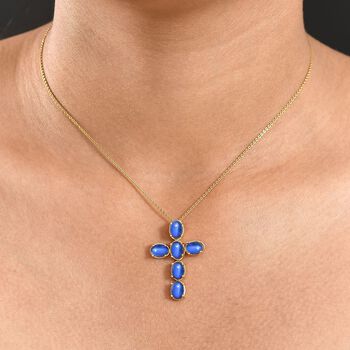 D'Joy Aurora Mondstein Anh&auml;nger, 925 Silber platiniert - 5,84 ct.