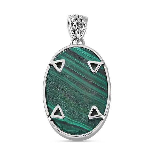 AAA Malachit Anh&auml;nger - 50,67 ct. image number 5
