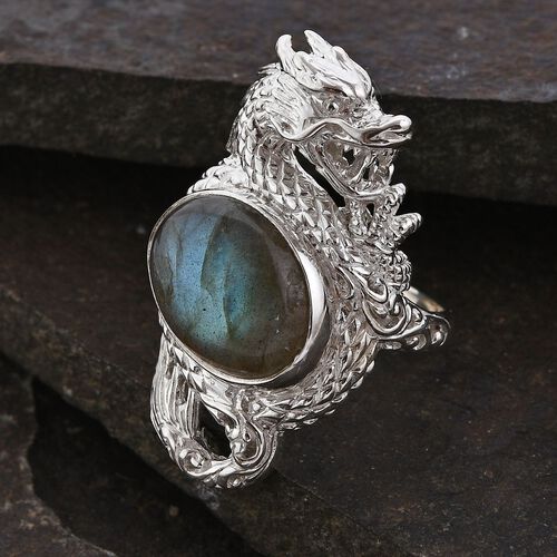 Royal Bali Kollektion - Labradorit Ringe 925 Silber (Größe 16.00) ca. 10.00 ct image number 1