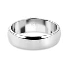 925 Silber platiniert Ring, (Größe 16.00) ca. 3,55g