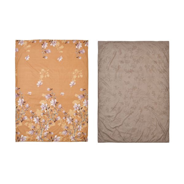 6er Set, Bettwäsche, 2 Deckenbezüge 135x200cm, 2 Kissenbezüge 40x80cm, 2 Kissenbezüge 80x80cm, gelb image number 1