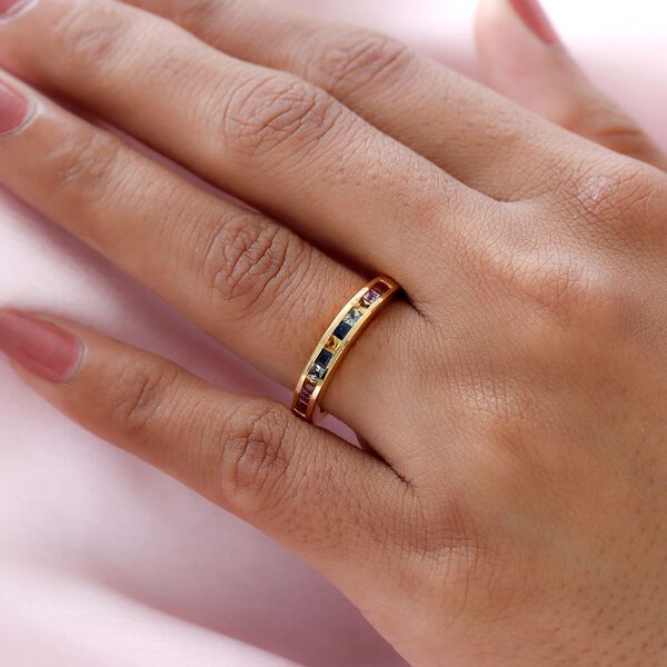 AA mehrfarbiger Saphir-Ring - 0,72 ct. image number 3