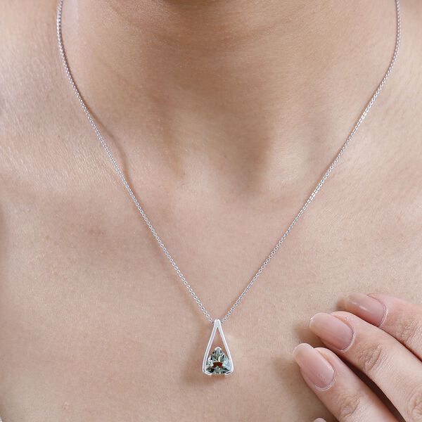 AA Prasiolith Anh&auml;nger - 1,66 ct. image number 3