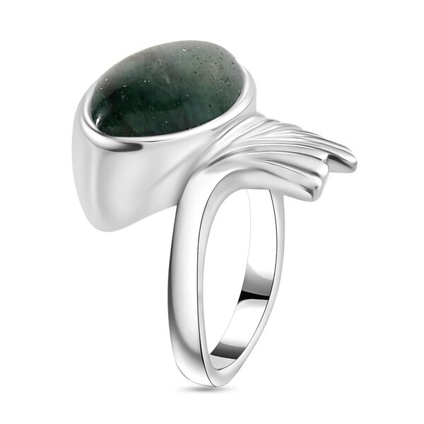 Grüner Aventurin-Ring - 7,07 ct. image number 5