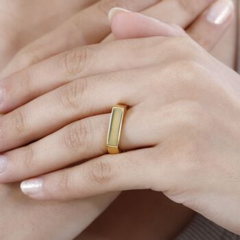 925 Silber 750 Gelbgold VermeilRing (Gr&ouml;&szlig;e 17.00) ca. 7,13g