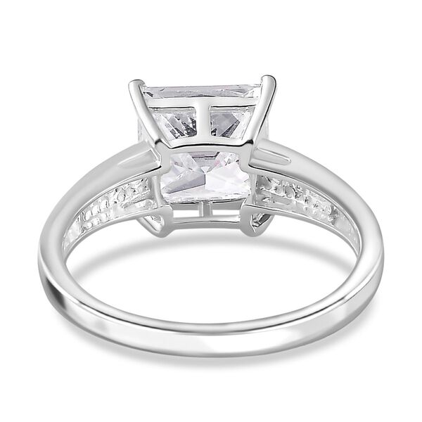 LUSTRO STELLA - Weißer Zirkonia Ring - 4,62 ct. image number 6