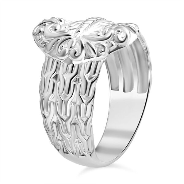 Royal Bali - D Joy 925 Silber Ring (Größe 21.00) ca. 6,38g image number 3