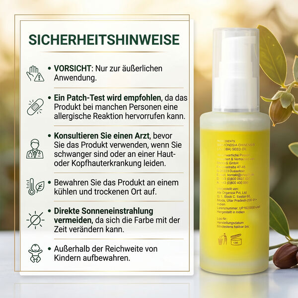 SQIN Botanicals- Kaltgepresstes, nat&uuml;rliches Jojoba&ouml;l, 50ml image number 5