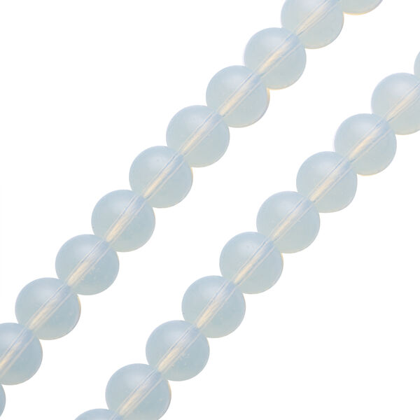 Opalit und wei&szlig;e Kristall-Halskette, ca. 49.5 cm,  goldfarben ca. 214,00 ct image number 5