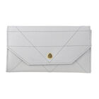 100% echte Leder Geldb&ouml;rse, RFID gesch&uuml;tzt, 18.50x10.50 cm, Grau,