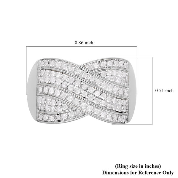 Wei&szlig;er Diamant-Ring - 0,50 ct. image number 6