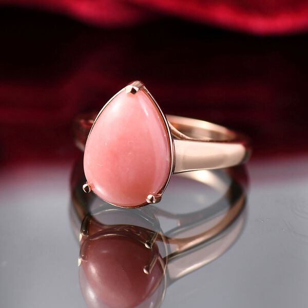 D&rsquo;joy AA Vinicunca-Peruanischer Opal Ring 925 Silber 750 ros&eacute;vergoldet (Gr&ouml;&szlig;e 17.00) ca. 3,96 ct image number 2