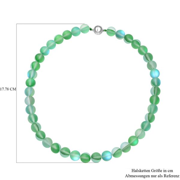 Gr&uuml;ne Kristall-Halskette, 50 cm - 410 ct. image number 4