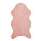 Luxury Edition: Kunstfell Teppich, 100x180cm, 1200 GSM, Altrosa