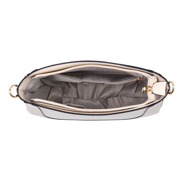 Hobo Tasche mit abnehmbarem Riemen, Gr&ouml;&szlig;e 26x8x14 cm, Beige image number 6