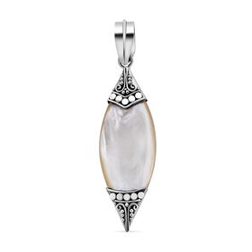 Royal Bali Kollektion - Perlmutt Anhänger 925 Silber