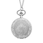 Strada - Taschenuhr, Japanisches Uhrwerk, silberfarben