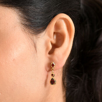 EverTrue Mosambik Granat Ohrringe - 2,42 ct.