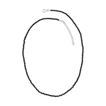 D'Joy schwarze Spinell 45+5cm Halskette - 30 ct.