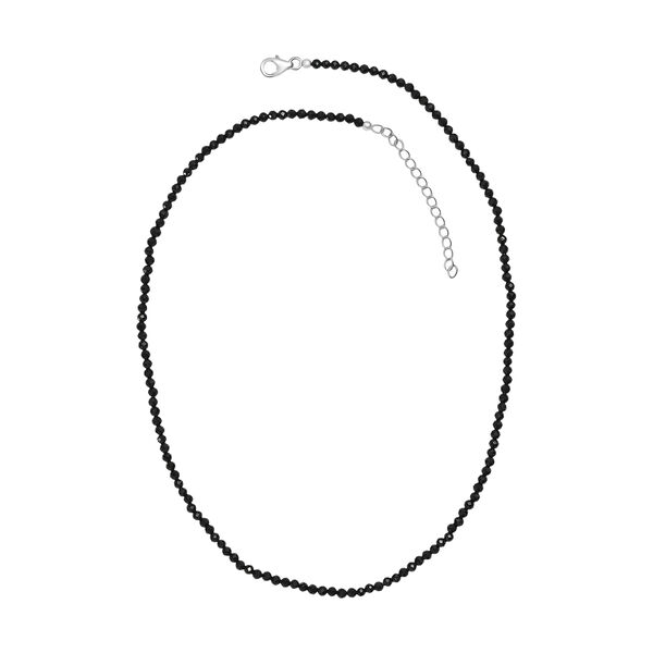 D'Joy schwarze Spinell 45+5cm Halskette - 30 ct. image number 4