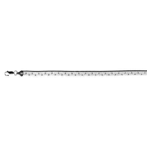 925 Silber rhodiniert Kette ca. 45 cm+ 5 cm Extender, ca. 9,94g image number 0