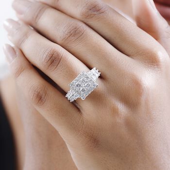 LUSTRO STELLA - Wei&szlig;er Zirkonia Ring