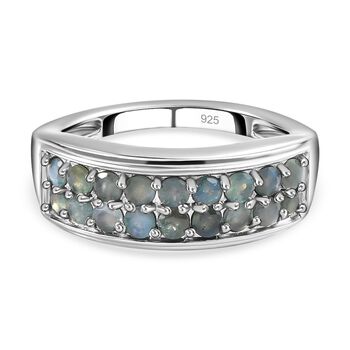 Alexandrit Ring, 925 Silber platiniert (Gr&ouml;&szlig;e 17.00) ca. 1.01 ct