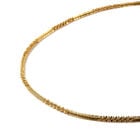 Schlichter Schmuck Halskette ca. 60+5 cm in Edelstahl, IP-Plating Gelb image number 2