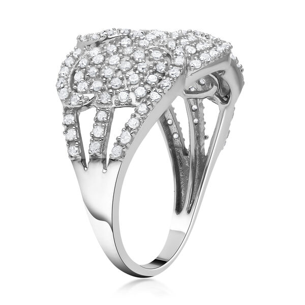 Wei&szlig;er Diamant-Ring - 1 ct. image number 4