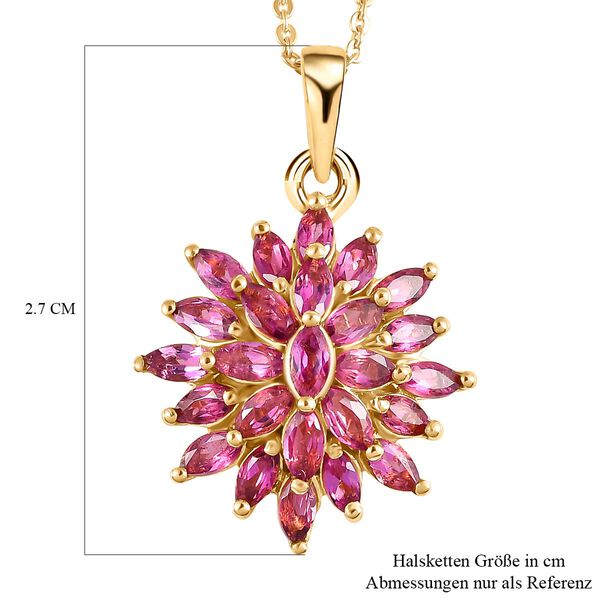 AA Rubellit Anh&auml;nger mit Kette, 50 cm - 2,10 ct. image number 7