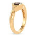 Rhodolith Granat Ring 925 Silber vergoldet  ca. 1,11 ct image number 4