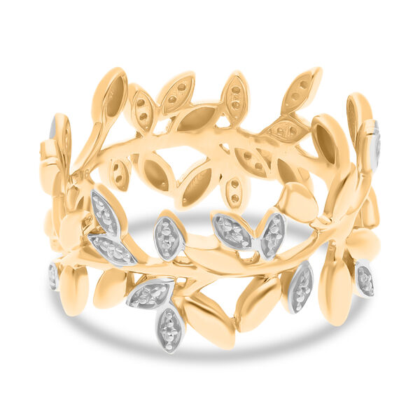 ALLORO Ring mit Diamantakzenten image number 5