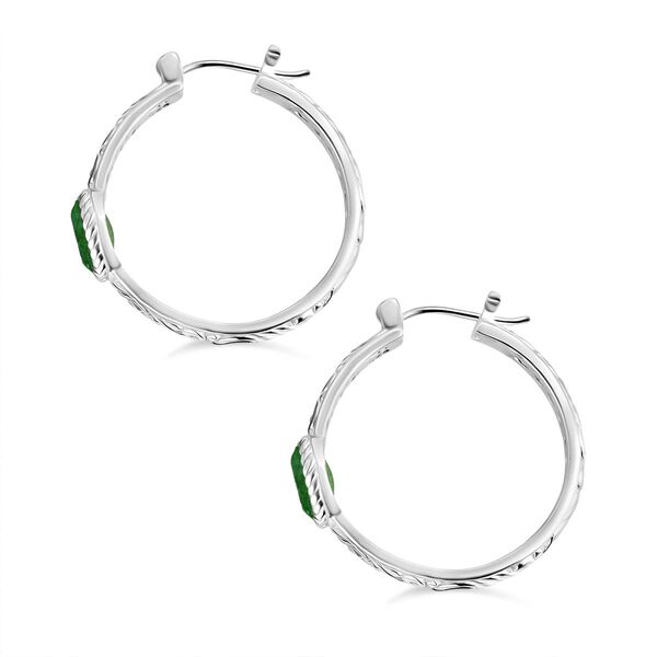 Royal Bali - Natürlicher Chromdiopsid Ohrringe 925 Silber ca. 1.64 ct image number 3