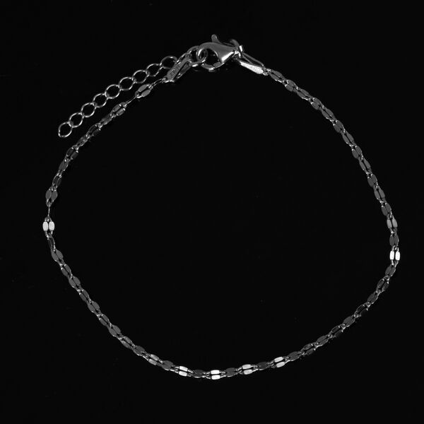 Italienische Konfetti 925 Silber rhodiniert Armband ca. 18 cm + 2.5 cm Extender image number 1