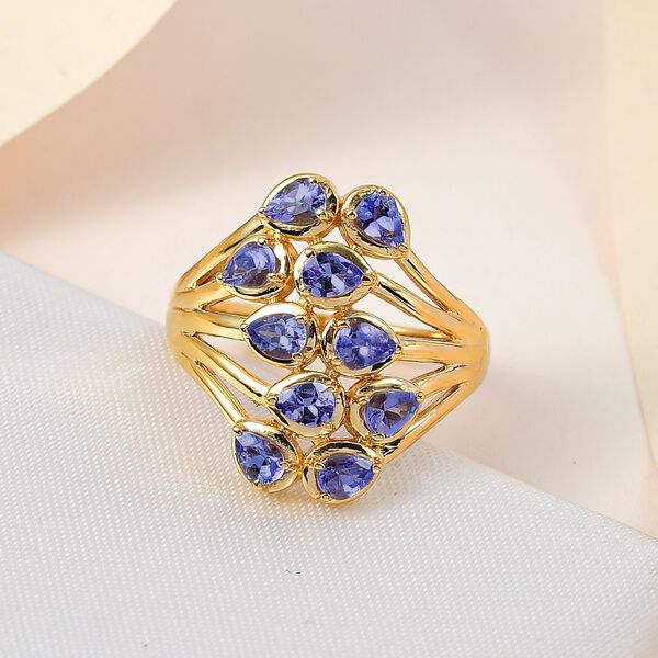 Tansanit Cocktail Ring - 1,57 ct. image number 2