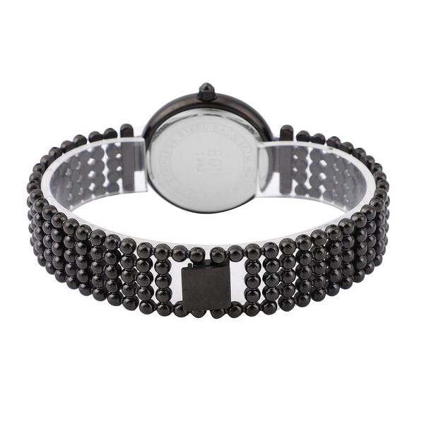 EON 1962 - Edle Armbanduhr mit nat&uuml;rlichen Champagner Diamanten, 8.5 cm, schweizer Uhrwerk, Edelstahl ca. 0.12 ct image number 5