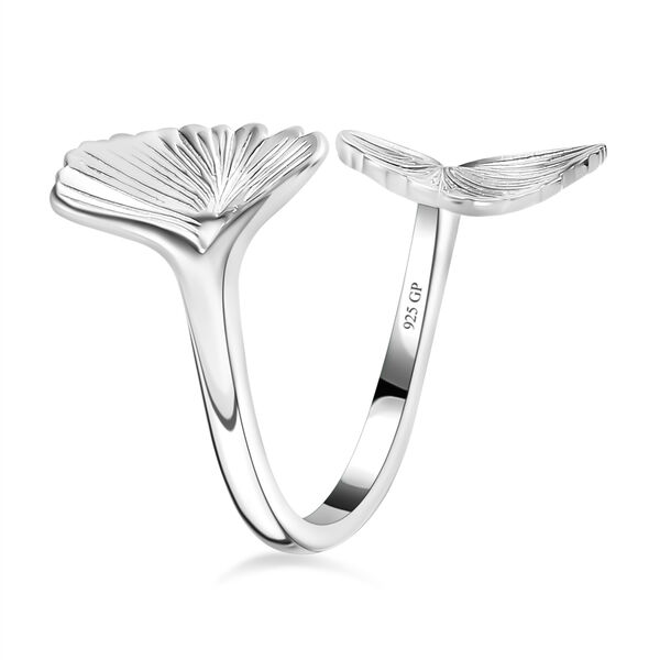 GP Italian Garden Kollektion - Blatt- und blauer Saphir-Ring, 925 Silber rhodiniert image number 5