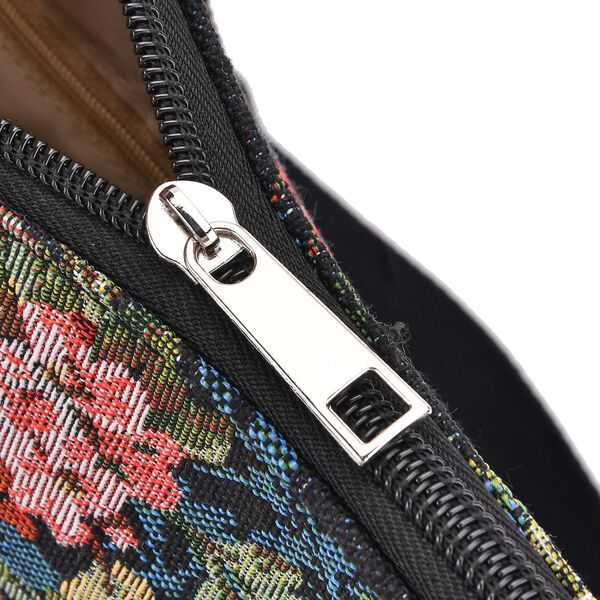 Blumen-Tragetasche aus weichem Polyester mit Reißverschluss,  38x13x33 cm image number 6