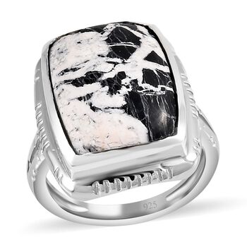 Wei&szlig;er B&uuml;ffel-Ring - 9,87 ct.