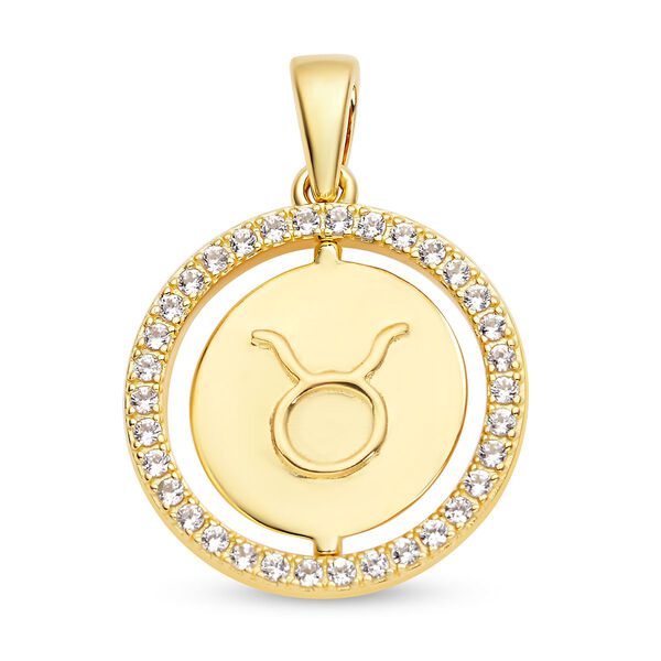 Weißer Zirkon Stier-Anhänger - 0,63 ct. image number 4