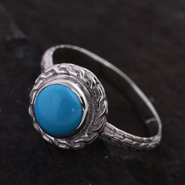 Royal Bali - Sleeping Beauty T&uuml;rkis Ring, 925 Silber (Gr&ouml;&szlig;e 21.00) ca. 1.74 ct image number 1