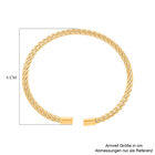 Gewebtes flexibles Armreif, ca. 15,00g, goldfarben image number 4