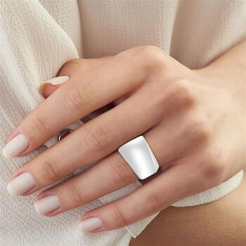 925 Silber Ring (Gr&ouml;&szlig;e 18.00) ca. 5,60g