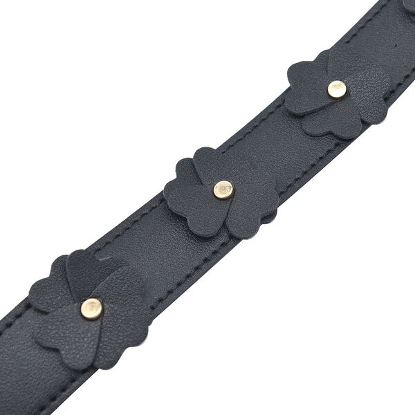 PU Handtaschen-Riemen, 100x3 cm, Schwarz image number 3