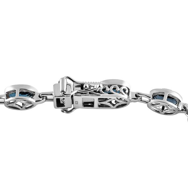 London Blau Topas-Armband, 19 cm image number 5