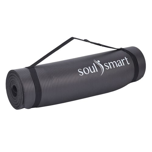 SOUL SMART - NBR Yoga-Matte, schwarz image number 0